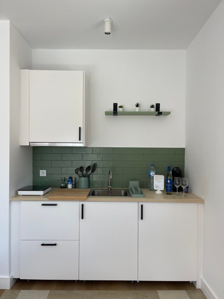 kitchenette completa cocina utensilios